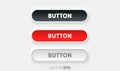 Collection of colored buttons, frame label, event web bar, buttons with color. Vector illustration Royalty Free Stock Photo