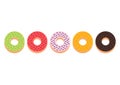 A collection of colorful donut illustrations 2