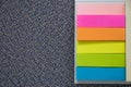 Collection of colorful post paper note