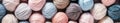 Assorted yarn balls arranged together Royalty Free Stock Photo