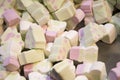 Collection of colourful marshmallows