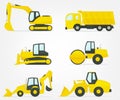 Collection of construction machinery