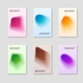 Collection of Covers with Abstract Gradient Figures.