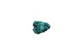 Collection crystal of semiprecious stone of dioptase.