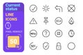 Collection of current status line icons