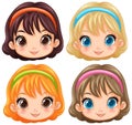 Collection of Cute Girl Faces