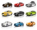 Collection of 3D Cars Isolated