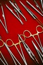 Collection of dental medical scissor tools