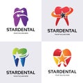 Collection of Dental Star Logo Design Template Inspiration