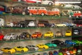 Collection of die cast car models