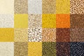 Collection of different groats backgrounds, cereals textures collection. Closeup Royalty Free Stock Photo