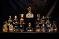 collection of different masculine perfume bottles