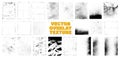 Collection of different overlay textures. Big set vector stamps Royalty Free Stock Photo