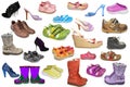 A collection of different shoes Royalty Free Stock Photo