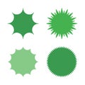 Vector starburst set Royalty Free Stock Photo