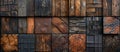 Collection of Diverse Wood Textures Royalty Free Stock Photo