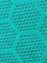 a collection of dot patterns into a hexagon shape