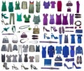 Collection of dress and shoes Royalty Free Stock Photo