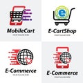Collection of E-Commerce Logo Template Design Template