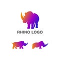 Amazing Modern Set Strong Rhino Colorful Concept Design