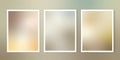 Collection of earth toned themed gradient backgrounds