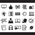 collection of education icons. Vector illustration decorative design