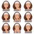 Collection of emotions. Vector Illustration