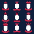 Collection of empire design elements.