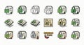 SSL Certificate Security Icon Set Variations Royalty Free Stock Photo
