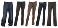 Collection of female trousers