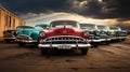 Old vintage classic cars