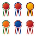 Collection of flag cockade