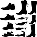 Collection of footwears
