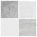 Collection of four hand drawn vector backgrounds Royalty Free Stock Photo