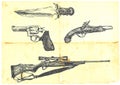 Collection Of Four Weapons