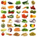 Collection of fresh and colorful vegetables Royalty Free Stock Photo