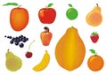 Collection of fruits