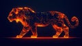 Cyber Panther Energy in Motion Royalty Free Stock Photo