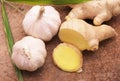 Collection of ginger root Royalty Free Stock Photo