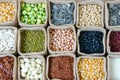 Collection of grain, cereal, seed, bean