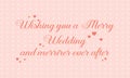 Collection greeting card for wedding simple style