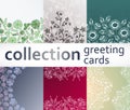 Collection greeting cards