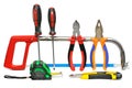Collection of hand tools Royalty Free Stock Photo