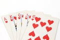 Collection of hearts poker