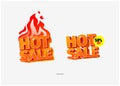 Collection of hot sale discount, stickers and tags banners, sales label collection Royalty Free Stock Photo
