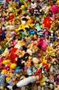 Collection of hundreds of cuddly toys Royalty Free Stock Photo