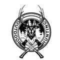 The logo of the Deer Cap deer hunter