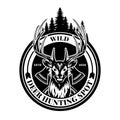 The logo of the Deer Cap deer hunter