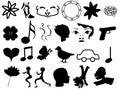 A collection of icons Royalty Free Stock Photo