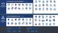 Software Development and User Experience Icons Royalty Free Stock Photo